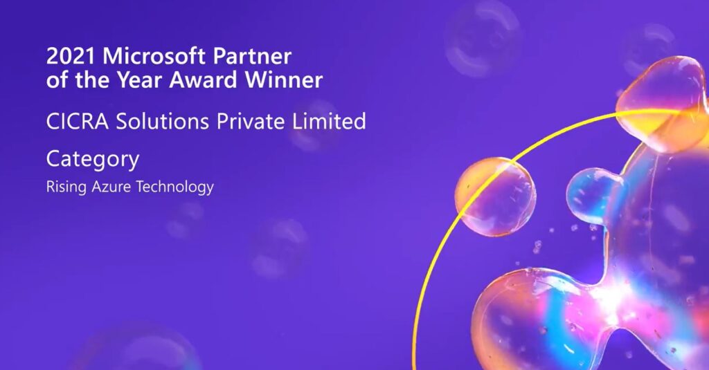 CICRA Solutions wins top global partner award from Microsoft